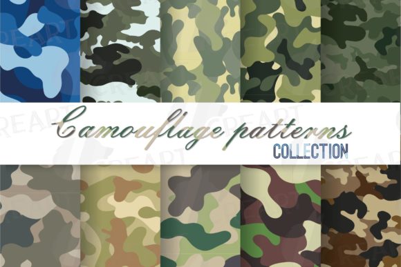 Camouflage Army Patterns Uniform Texture for Creative Projects