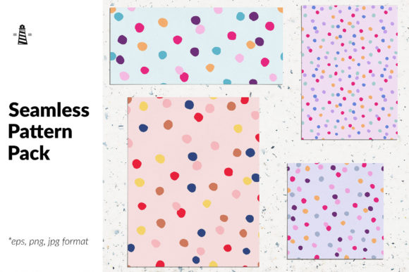 Confetti Seamless Patterns for Creative Projects