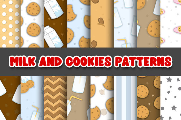 Cookie Milk Digital Patterns: Versatile Designs for Creative Projects