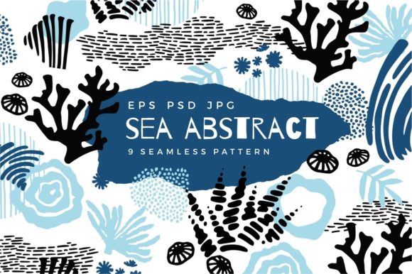 Sea Abstract 9 Seamless Patterns: A Practical Review for Designers and Creators