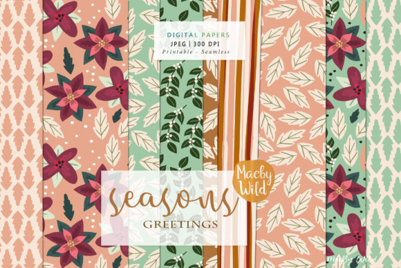 Seasons Greetings Christmas Patterns: Evaluating the Mix-and-Match Seamless Collection