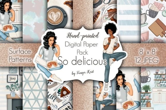 So Delicious Patterns: A Creative Digital Paper Pack for Modern Projects