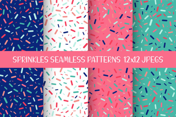 Sprinkles Seamless Patterns for Creative Projects