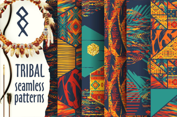 Tribal Seamless Patterns for Creative Projects