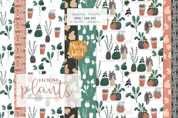 Watercolour House Plant Patterns: A Practical Guide to Choosing and Using Digital Botanical Designs